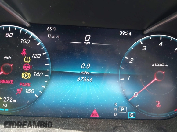 2021 Mercedes-Benz C 300 with VIN W1KWF8DB8MR639303, listed as a IAAI auction lot 41864619 with 67,666 mi miles and . Bid and sale history available at DreamBid. Image 7.