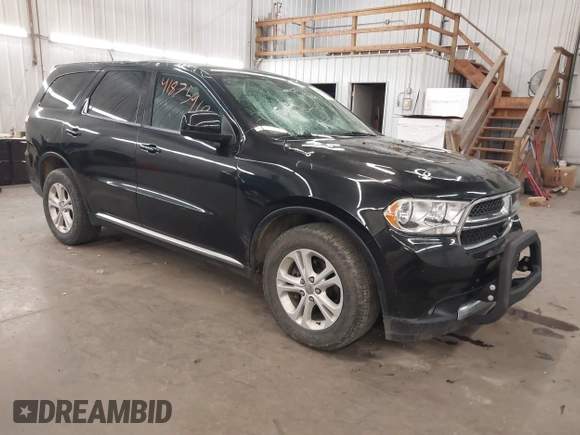 2013 Dodge Durango SXT with VIN 1C4RDJAG0DC512293, listed as a IAAI auction lot 41875919 with 191,128 mi miles and . Bid and sale history available at DreamBid. Image 1.