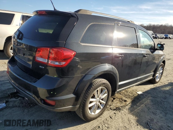 2013 Dodge Journey SXT with VIN 3C4PDDBG2DT579179, listed as a Copart auction lot 46443415 with 180,456 mi miles and Salvage Title. Bid and sale history available at DreamBid. Image 3.