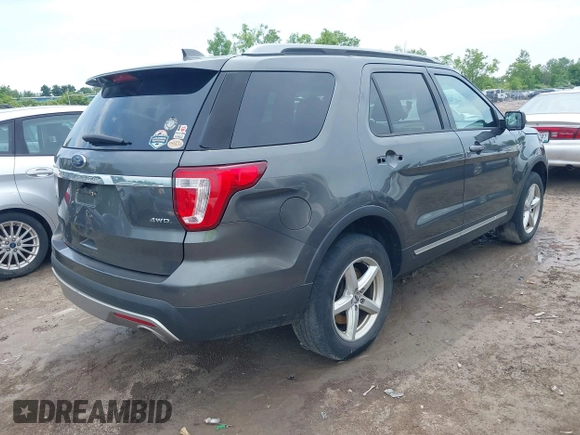 2017 Ford Explorer XLT z VIN 1FM5K8D87HGB29110, wystawiony jako IAAI lot #42523409 z przebiegiem 124 818 mil mil oraz . Historia ofert i sprzedaży dostępna na DreamBid. Obrazek 4.