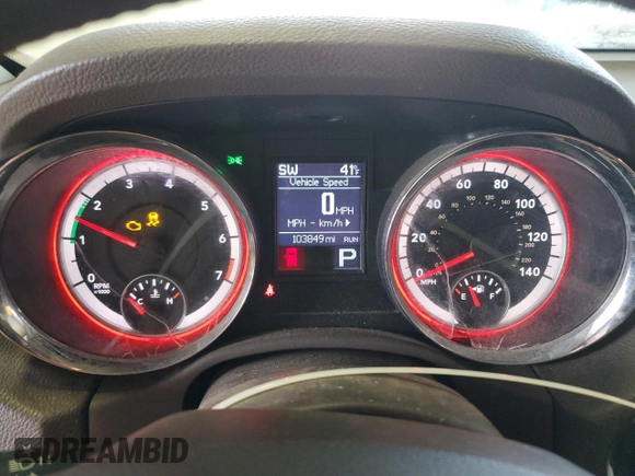 2013 Dodge Durango SXT with VIN 1C4RDJAG4DC564946, listed as a Copart auction lot 44162164 with 103,849 mi miles and Clean title. Bid and sale history available at DreamBid. Image 9.