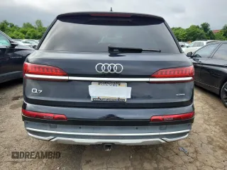 2021 Audi Q7 Premium with VIN WA1AJAF72MD015202, listed as a Copart auction lot 63579785 with 26,564 mi miles and Salvage title. Bid and sale history available at DreamBid. Image 6.