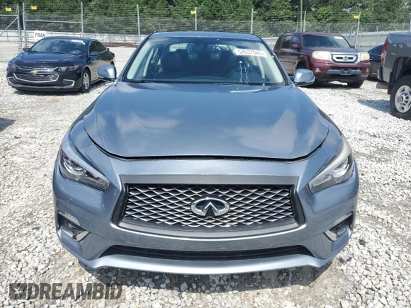 2018 Infiniti Q50 Luxe с VIN JN1EV7AP7JM365199, выставлен на аукционе Copart как лот 57637045 с пробегом 73 312 миль миль и Списание • Salvage title. История ставок и продаж доступна на DreamBid. Изображение 5.