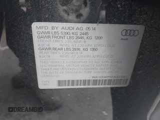2015 Audi Q5 Premium with VIN WA1CFAFPXFA003961, listed as a IAAI auction lot 42061872 with 150,601 mi miles. Bid and sale history available at carsss.com. Image 9.