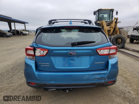 2019 Subaru Impreza Premium with VIN 4S3GTAC67K3755496, listed as a Copart auction lot 59822525 with 80,259 mi miles and Salvage title. Bid and sale history available at DreamBid. Image 6.