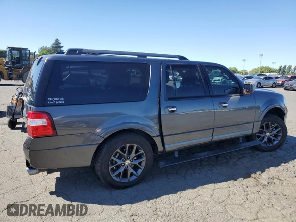 2017 Ford Expedition Max Limited with VIN 1FMJK2AT7HEA66722, listed as a Copart auction lot 58176425 with 108,191 mi miles and Salvage title. Bid and sale history available at DreamBid. Image 3.