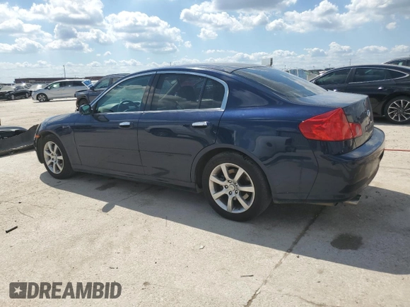 2006 Infiniti G35 with VIN JNKCV51E46M503844, listed as a Copart auction lot 71919444 with 109,390 mi miles and Clean Title. Bid and sale history available at DreamBid. Image 2.