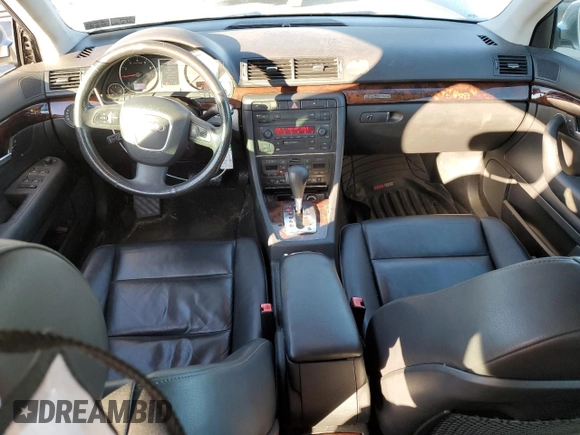 2005 Audi A4 3.2L with VIN WAUDG68E35A443841, listed as a Copart auction lot 77623274 with 139,983 mi miles and Salvage Title. Bid and sale history available at carsss.com. Image 8.