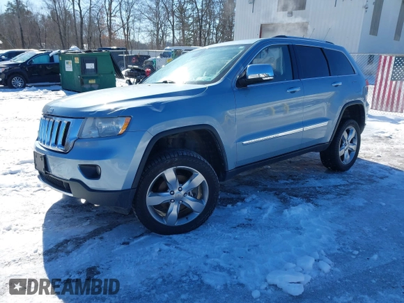 2013 Jeep Grand Cherokee Overland with VIN 1C4RJFCTXDC541770, listed as a IAAI auction lot 41610600 with 164,065 mi miles. Bid and sale history available at carsss.com. Image 17.