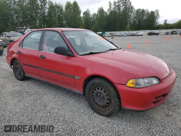 1995 Honda Civic DX z VIN 1HGEG8641SL036180, wystawiony jako Copart lot #61145265 z przebiegiem 241 211 mil mil oraz Czysty tytuł • Clean title. Historia ofert i sprzedaży dostępna na DreamBid. Obrazek 4.