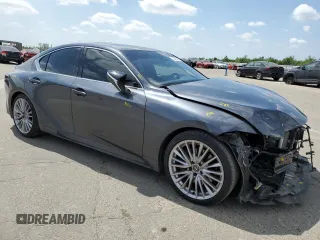 2024 Lexus IS 300 z VIN JTHDA1D20R5129189, wystawiony jako Copart lot #53465435 z przebiegiem 31 959 mil mil oraz Szkody całkowita. Historia ofert i sprzedaży dostępna na DreamBid. Obrazek 4.