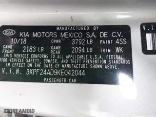 2019 Kia Forte LXS with VIN 3KPF24AD9KE042044, listed as a IAAI auction lot 41561802 with 76,252 mi miles. Bid and sale history available at carsss.com. Image 9.