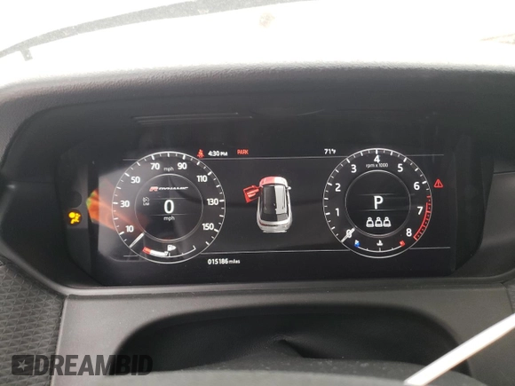 2019 Land Rover Range Rover Velar R-Dynamic SE with VIN SALYL2EX5KA779350, listed as a Copart auction lot 48147263 with 15,186 mi miles. Bid and sale history available at carsss.com. Image 9.