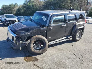 2007 Hummer H3 SUV with VIN 5GTDN13E678190035, listed as a Copart auction lot 80236004 with 229,860 mi miles and Salvage Title. Bid and sale history available at DreamBid. Image 1.