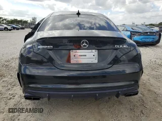 2018 Mercedes-Benz CLA 45 AMG with VIN WDDSJ5CB7JN554081, listed as a Copart auction lot 43916474 with 40,372 mi miles and . Bid and sale history available at DreamBid. Image 6.