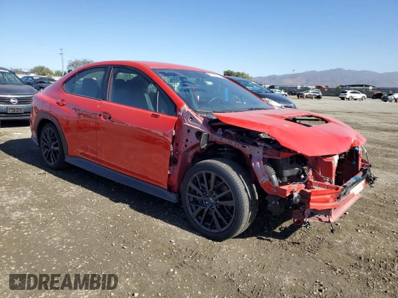 2022 Subaru WRX Premium with VIN JF1VBAF6XN9009430, listed as a Copart auction lot 41533625 with 36,946 mi miles and Salvage Title. Bid and sale history available at DreamBid. Image 4.
