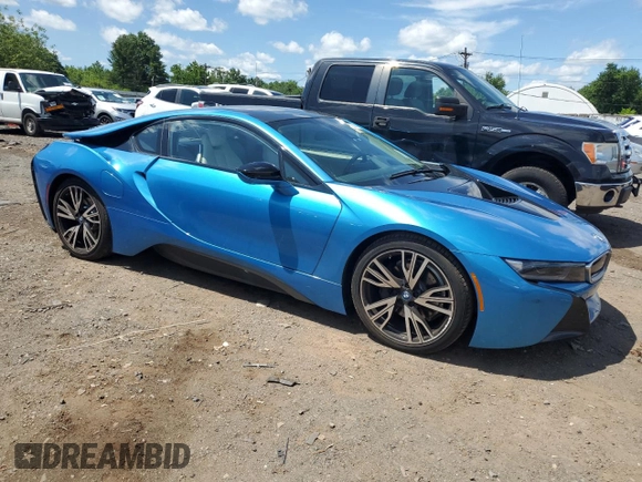 2016 BMW i8 z VIN WBY2Z2C55GV675162, wystawiony jako Copart lot #60817764 z przebiegiem 32 718 mil mil oraz Szkoda całkowita • Salvage title. Historia ofert i sprzedaży dostępna na DreamBid. Obrazek 4.