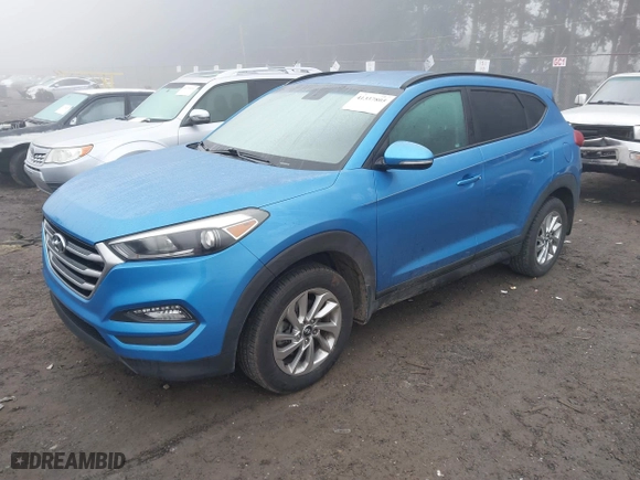 2017 Hyundai Tucson SE Plus with VIN KM8J33A42HU410216, listed as a IAAI auction lot 41337805 with 63,515 mi miles. Bid and sale history available at carsss.com. Image 17.