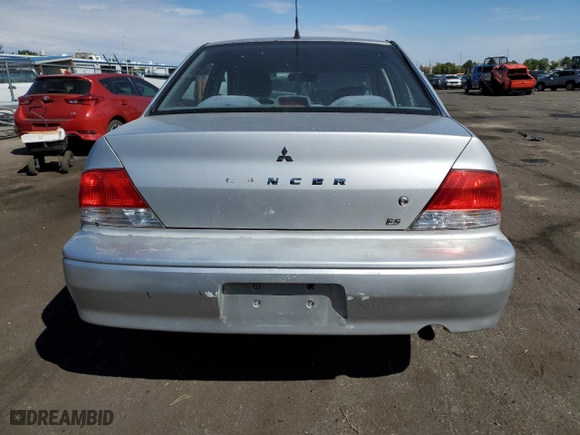 2002 Mitsubishi Lancer ES with VIN JA3AJ26E72U070346, listed as a Copart auction lot 70280254 with 168,260 mi miles and Salvage Title. Bid and sale history available at carsss.com. Image 6.