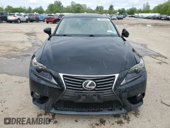 2014 Lexus IS 250 with VIN JTHCF1D21E5000577, listed as a Copart auction lot 56683535 with 110,430 mi miles and Salvage title. Bid and sale history available at DreamBid. Image 5.