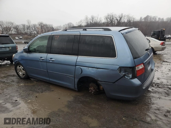2005 Honda Odyssey EX-L with VIN 5FNRL38665B050953, listed as a Copart auction lot 82471244 with 0 mi miles and Clean Title. Bid and sale history available at carsss.com. Image 2.