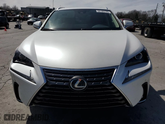 2021 Lexus NX with VIN JTJDARBZ0M5032113, listed as a Copart auction lot 50185745 with 53,602 mi miles and Salvage Title. Bid and sale history available at carsss.com. Image 5.