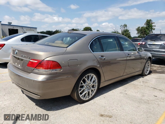 2006 BMW 7 Series 750Li with VIN WBAHN83566DT29200, listed as a Copart auction lot 69938814 with 197,367 mi miles and Clean Title. Bid and sale history available at carsss.com. Image 3.