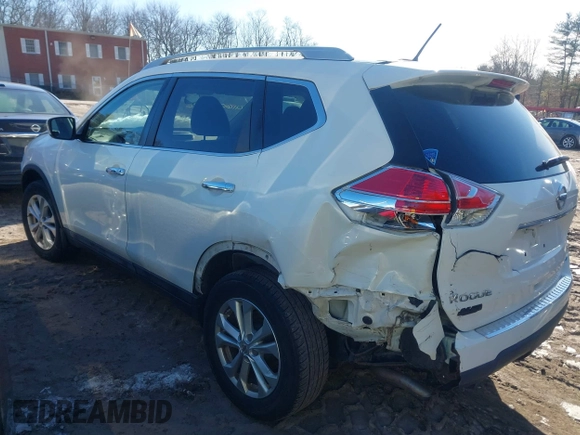 2014 Nissan Rogue S with VIN 5N1AT2MV7EC871346, listed as a IAAI auction lot 41606376 with 127,292 mi miles. Bid and sale history available at carsss.com. Image 3.