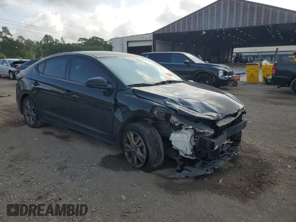 2017 Hyundai Elantra Limited with VIN 5NPD84LF4HH030635, listed as a Copart auction lot 54100925 with Not Provided miles and Clean Title. Bid and sale history available at DreamBid. Image 4.