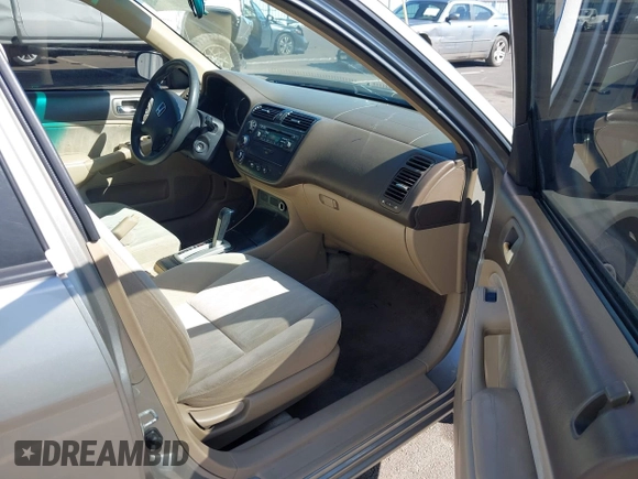 2004 Honda Civic LX with VIN 2HGES16514H531364, listed as a IAAI auction lot 42019042 with 185,481 mi miles and . Bid and sale history available at DreamBid. Image 5.