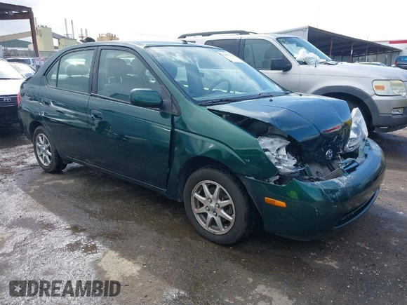 2001 Toyota Prius with VIN JT2BK12U910023022, listed as a IAAI auction lot 41807343 with 102,845 mi miles. Bid and sale history available at carsss.com. Image 1.