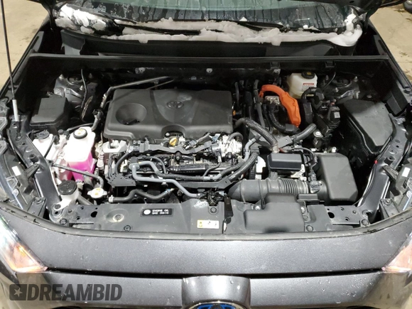 2024 Toyota RAV4 Hybrid XLE Premium with VIN 2T3BWRFV4RW189355, listed as a Copart auction lot 85818624 with 32,504 mi miles and Salvage Title. Bid and sale history available at DreamBid. Image 12.