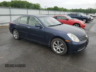 2005 Infiniti G35 with VIN JNKCV51F55M304843, listed as a Copart auction lot 56918755 with 98,091 mi miles and Clean Title. Bid and sale history available at DreamBid. Image 4.