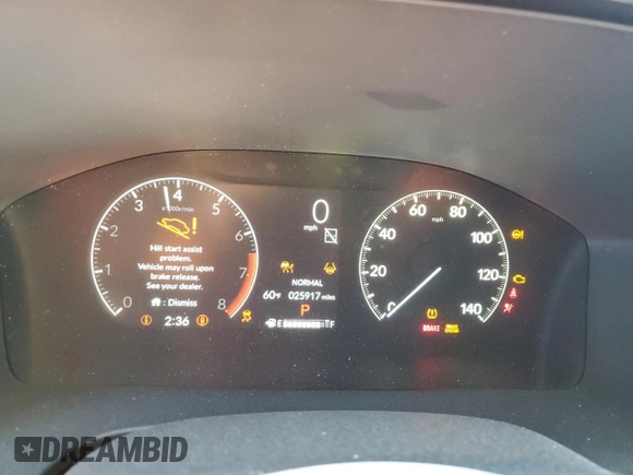 2024 Honda CR-V LX with VIN 5J6RS3H27RL000494, listed as a Copart auction lot 86094104 with 25,917 mi miles and Salvage Title. Bid and sale history available at DreamBid. Image 9.
