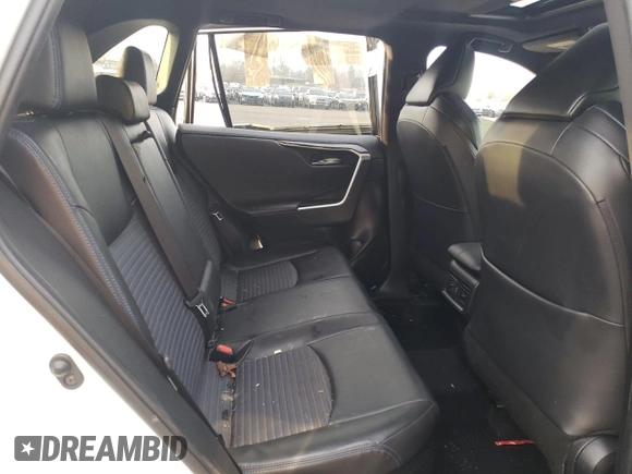 2020 Toyota RAV4 Hybrid XSE with VIN JTMEWRFV5LD541943, listed as a Copart auction lot 84005364 with 88,435 mi miles and Salvage title. Bid and sale history available at DreamBid. Image 10.