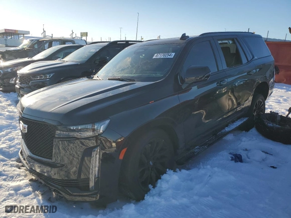 2022 Cadillac Escalade Sport Platinum with VIN 1GYS4GKL0NR176721, listed as a Copart auction lot 87170254 with 54,973 mi miles and Salvage Title. Bid and sale history available at carsss.com. Image 1.