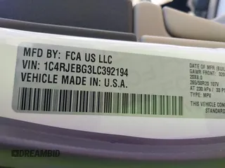 2020 Jeep Grand Cherokee Limited with VIN 1C4RJEBG3LC392194, listed as a IAAI auction lot 41832430 with 154,250 mi miles and . Bid and sale history available at DreamBid. Image 9.