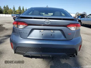 2022 Toyota Corolla SE with VIN JTDS4MCE6N3510323, listed as a Copart auction lot 49559575 with 38,024 mi miles and Salvage Title. Bid and sale history available at carsss.com. Image 6.