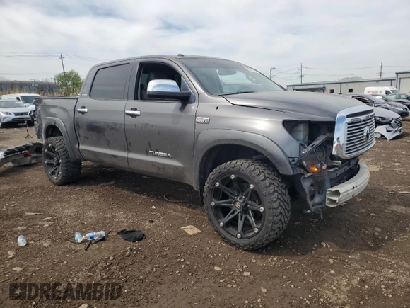 2013 Toyota Tundra Limited with VIN 5TFHW5F17DX282150, listed as a Copart auction lot 55676795 with 110,835 mi miles and Salvage title. Bid and sale history available at DreamBid. Image 4.