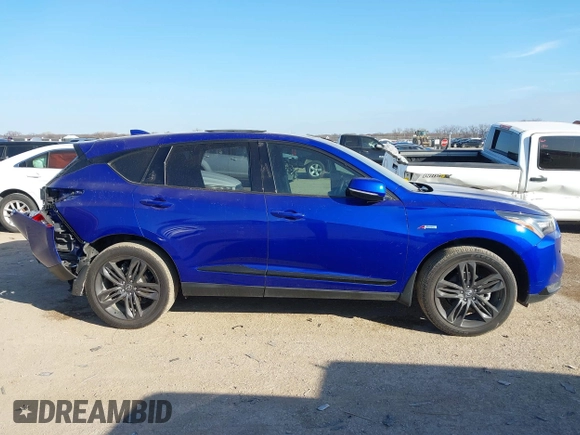 2022 Acura RDX w/A-Spec Package with VIN 5J8TC1H68NL005814, listed as a IAAI auction lot 41222256 with 32,585 mi miles and . Bid and sale history available at carsss.com. Image 13.