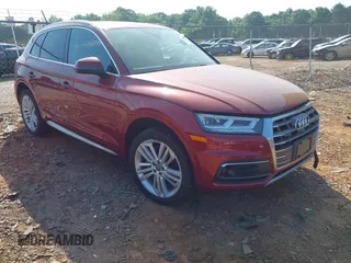 2018 Audi Q5 Prestige z VIN WA1CNAFYXJ2122320, wystawiony jako IAAI lot #42119050 z przebiegiem 43 512 mil mil oraz . Historia ofert i sprzedaży dostępna na DreamBid. Obrazek 1.