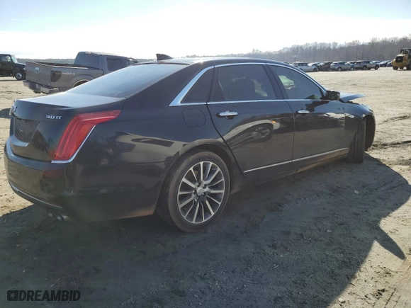 2016 Cadillac CT6 Premium Luxury AWD with VIN 1G6KG5R69GU149554, listed as a Copart auction lot 88436815 with 0 mi miles and Salvage Title. Bid and sale history available at carsss.com. Image 3.