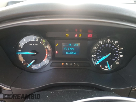 2017 Ford Fusion S with VIN 3FA6P0G76HR201606, listed as a Copart auction lot 41729265 with 124,475 mi miles and Salvage Title. Bid and sale history available at DreamBid. Image 9.