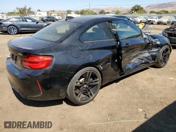 2018 BMW M2 z VIN WBS1J5C54JVD35851, wystawiony jako Copart lot #72814664 z przebiegiem 37 816 mil mil oraz Szkoda całkowita • Salvage title. Historia ofert i sprzedaży dostępna na DreamBid. Obrazek 3.