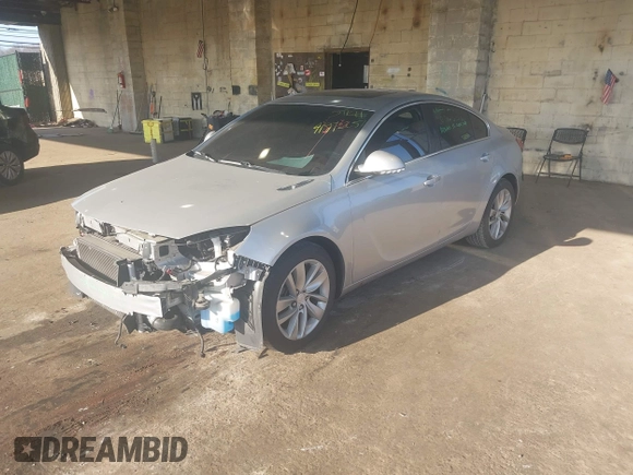 2015 Buick Regal Premium I with VIN 2G4GN5EX9F9229368, listed as a IAAI auction lot 41972257 with 38,817 mi miles and . Bid and sale history available at DreamBid. Image 18.