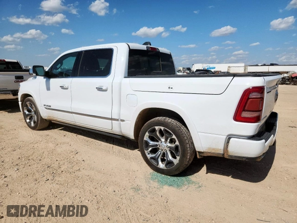 2020 Ram 1500 Limited with VIN 1C6SRFHT8LN110504, listed as a Copart auction lot 61715425 with 61,405 mi miles and Clean title. Bid and sale history available at DreamBid. Image 2.