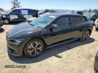 2022 Kia EV6 Wind with VIN KNDC34LA7N5053773, listed as a Copart auction lot 57753934 with 70,112 mi miles and Salvage Title. Bid and sale history available at carsss.com. Image 1.