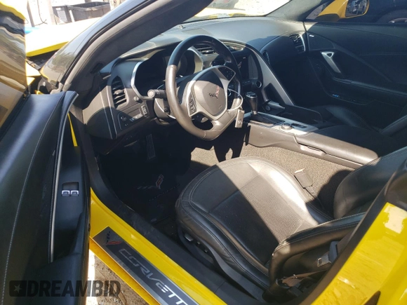 2016 Chevrolet Corvette 3LT with VIN 1G1YF3D71G5109857, listed as a Copart auction lot 69100414 with 63,216 mi miles and Salvage Title. Bid and sale history available at carsss.com. Image 8.