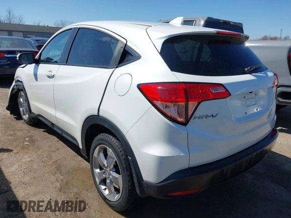 2016 Honda HR-V EX with VIN 3CZRU6H50GM769386, listed as a IAAI auction lot 42049121 with 25,228 mi miles. Bid and sale history available at carsss.com. Image 3.