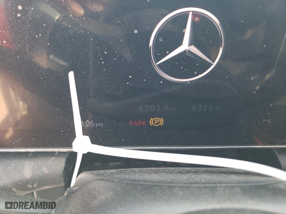 2024 Mercedes-Benz GLC with VIN W1NKM4GB5RF166044, listed as a Copart auction lot 47439195 with 6,311 mi miles and Salvage Title. Bid and sale history available at carsss.com. Image 9.